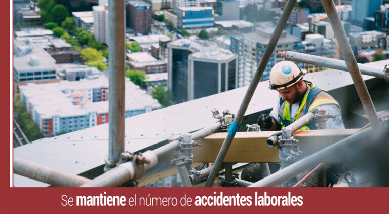 Se mantiene el numero de accidentes laborales
