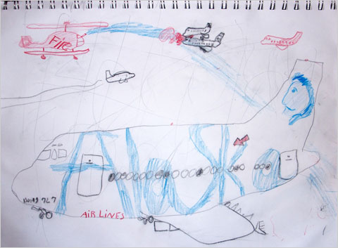 dibujo avión
