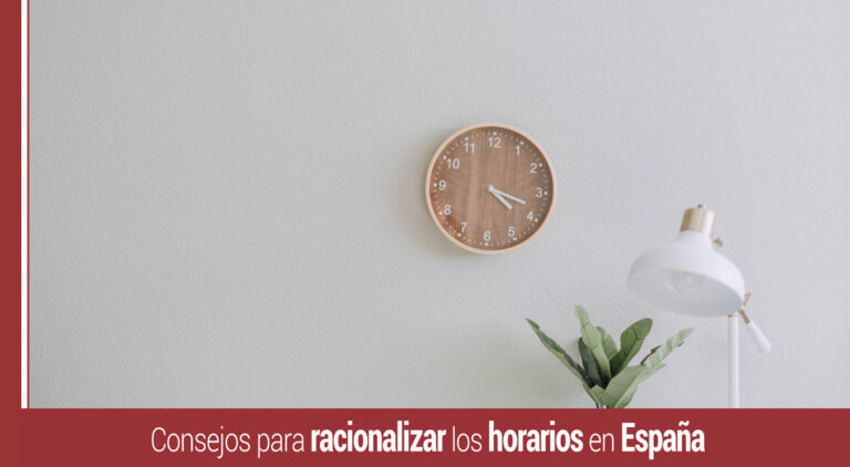 10 consejos para racionalizar horarios españoles
