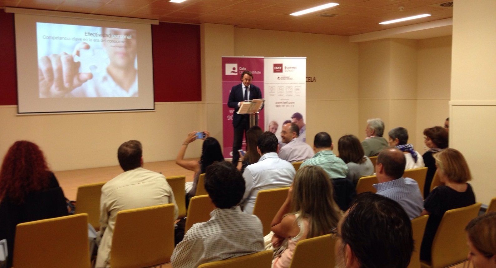 Masterclass en IMF sobre la productividad personal y profesional