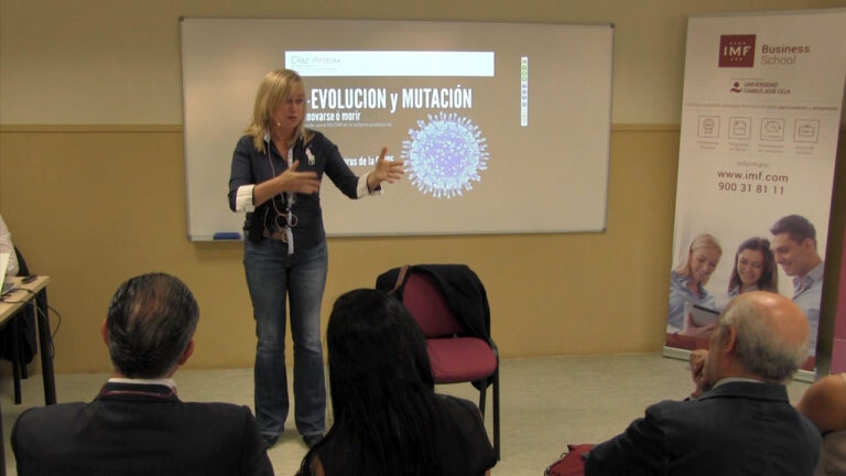 Conferencia de Esmeralda Díaz-Aroca en IMF Business School