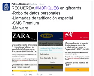 Gigtscards, una trampa en Internet
