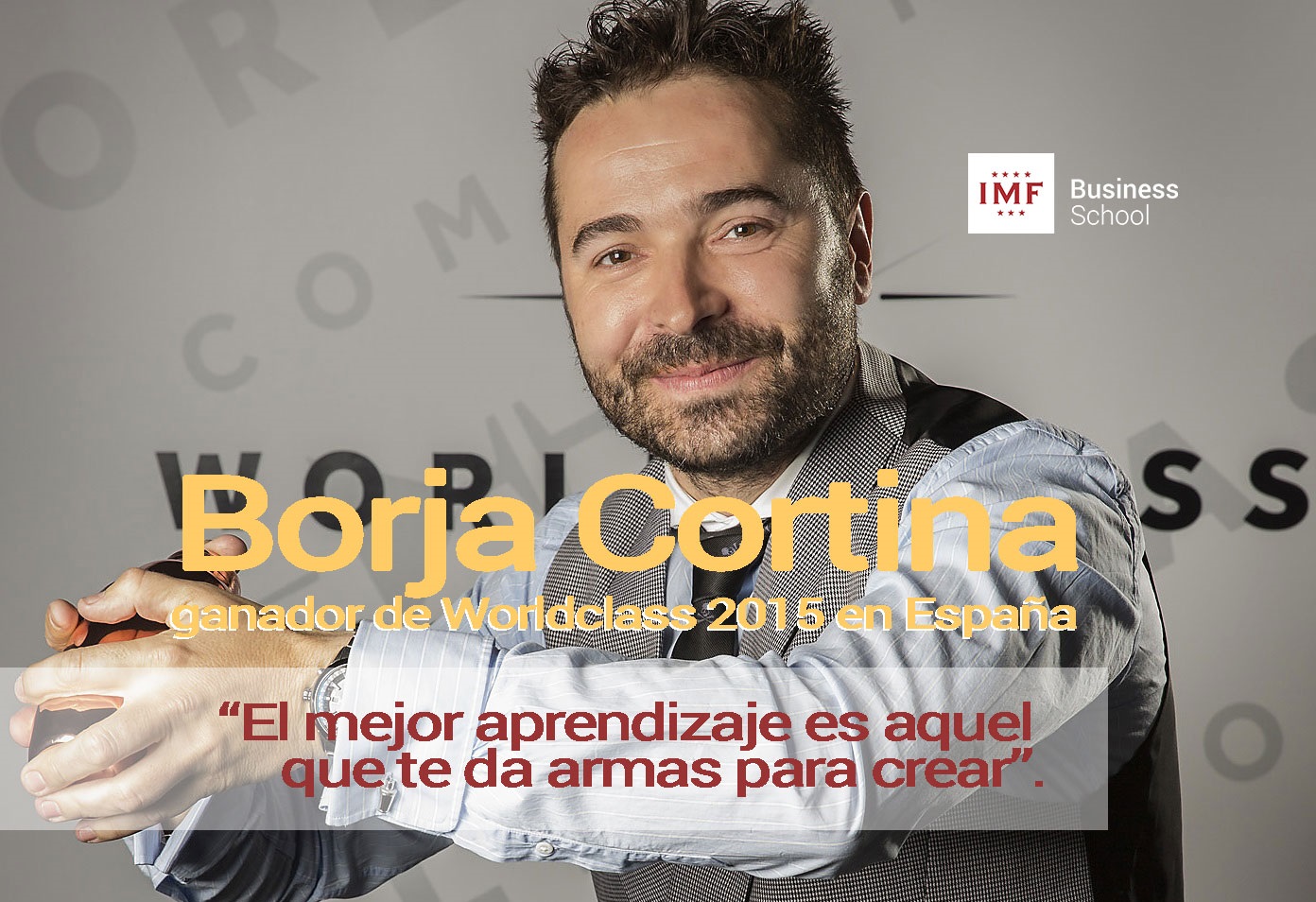 Borja Cortina, el ganador de Worldclass 2015 en España.