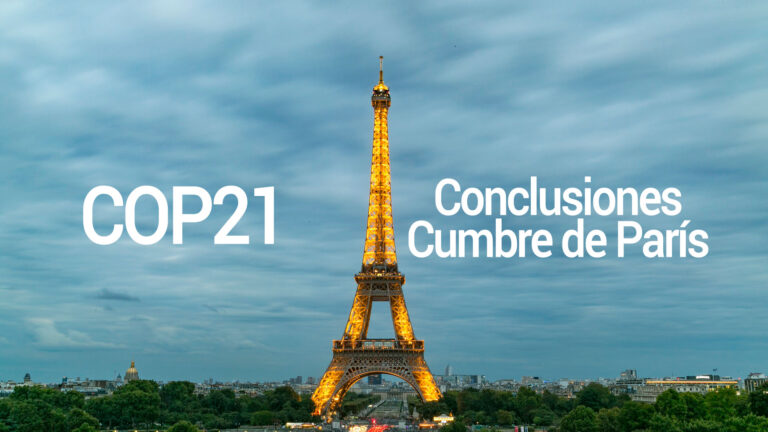 Principales conclusiones en la Cumbre de París cop21