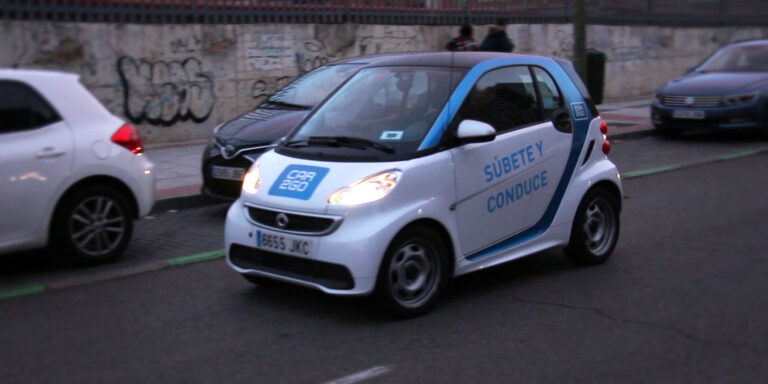 Coche eléctrico CAR2GO en Madrid