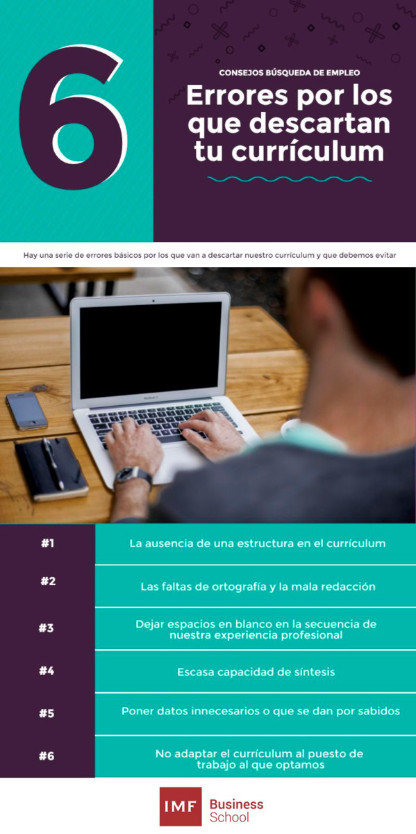 consejos para que no descarten tu curriculum vitae