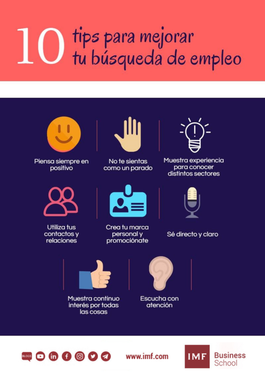 10 consejos para mejorar tu busqueda de empleo