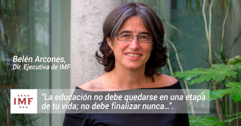Entrevista a Belén Arcones de IMF. Habla sobre empleo y formación