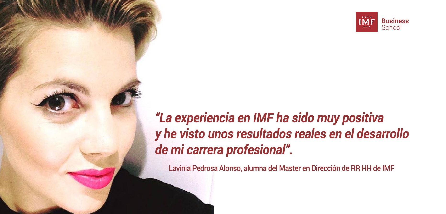 Opinión de alumna Recursos Humanos en IMF