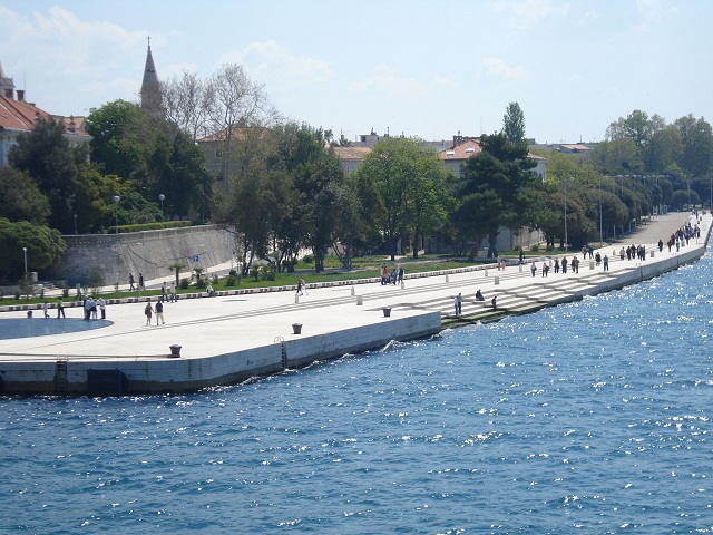 Órgano con energía marina en Zadar, Croacia