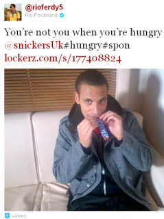 Rio Ferdinand en Twitter post patrocinados