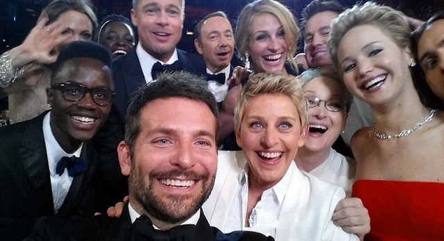 Selfie celebrities en los Oscar en Twitter