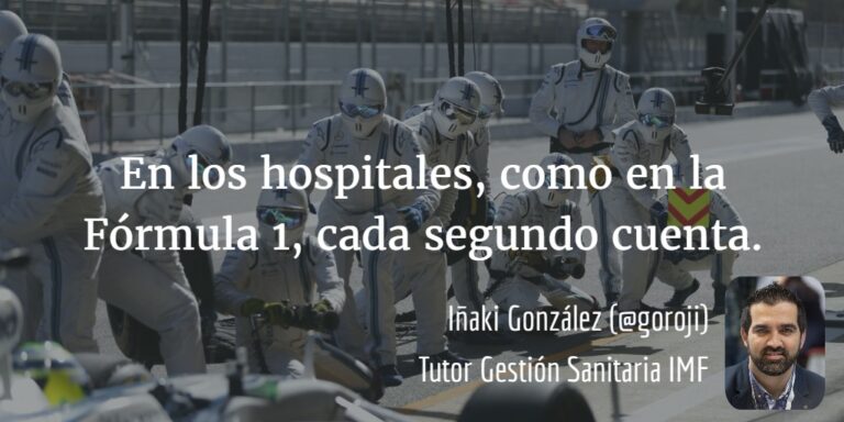 Hospitales y Fómula 1 cada segundo cuenta
