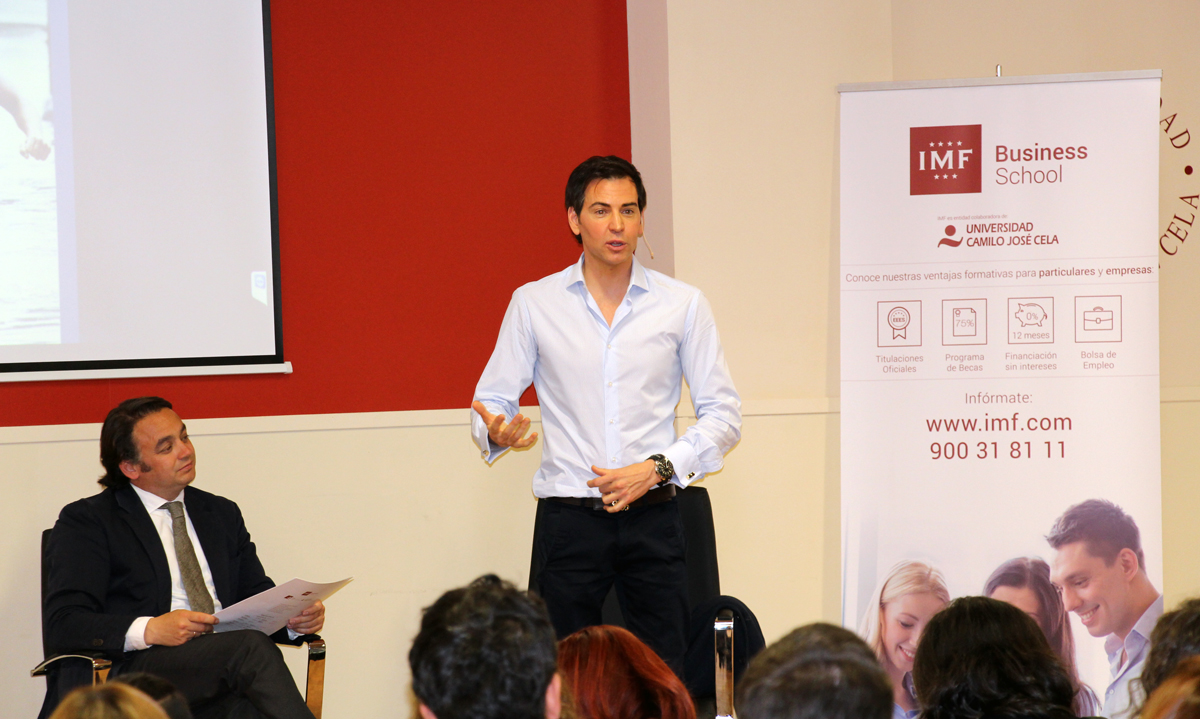David Meca visita para ofrecer clase magistral en IMF Business School