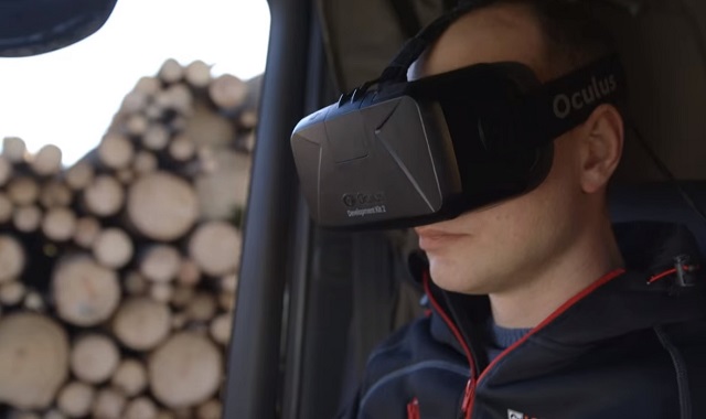 Manejar Grúa con gafas virtuales