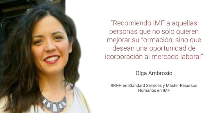 Opinión alumna Master RRHH de IMF Business School