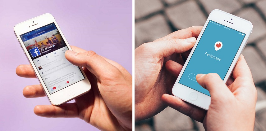 Facebook Live o Periscope para vídeos en directo de tu empresa
