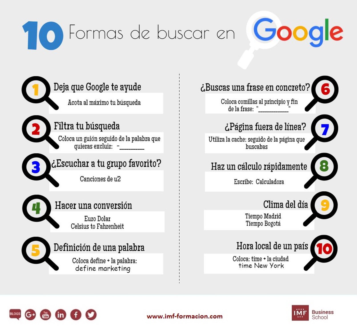 trucos para buscar en google