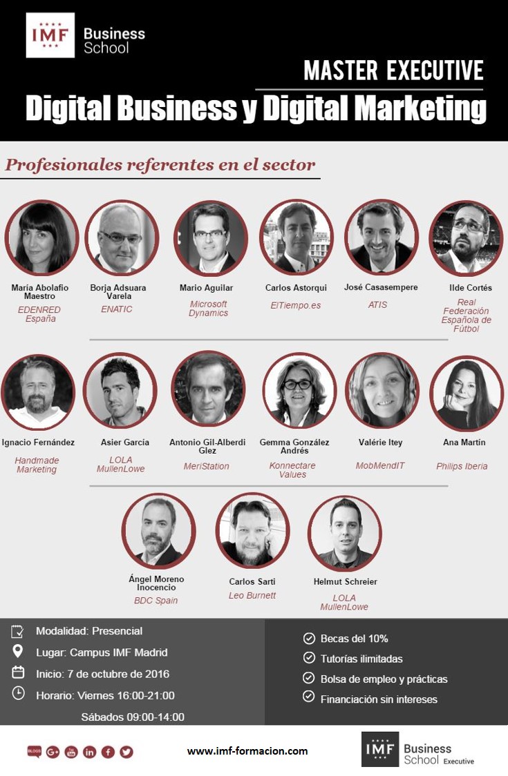 Master Execeutive Marketing Digital Business de IMF
