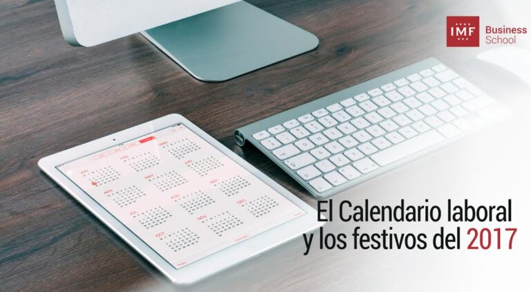 El calendario laboral y los festivos del 2017