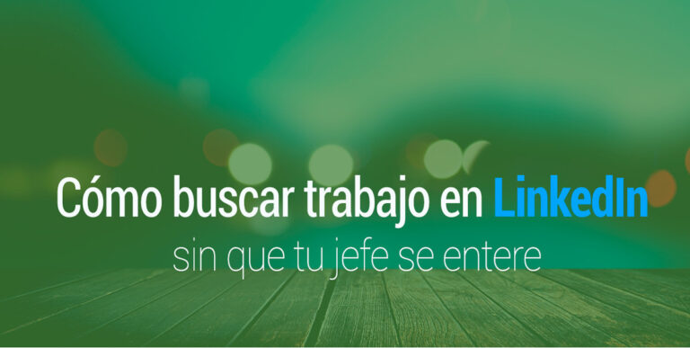 formas de buscar trabajo en linkedin