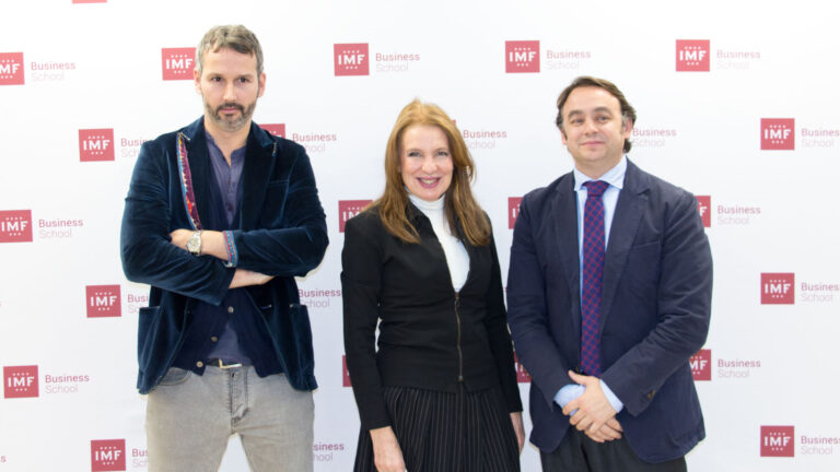 Sara Navarro, Ton Pernas y Carlos Martínez de IMF