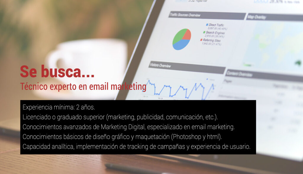 Oferta en experto en email marketing