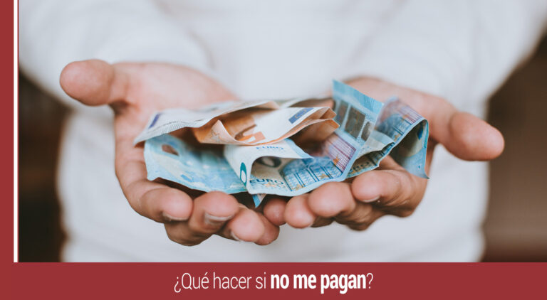 Que hacer si no me pagan