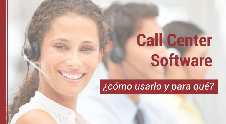 como usar un call center software