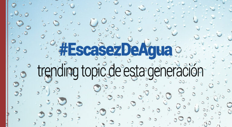 escasez del agua es tendencia
