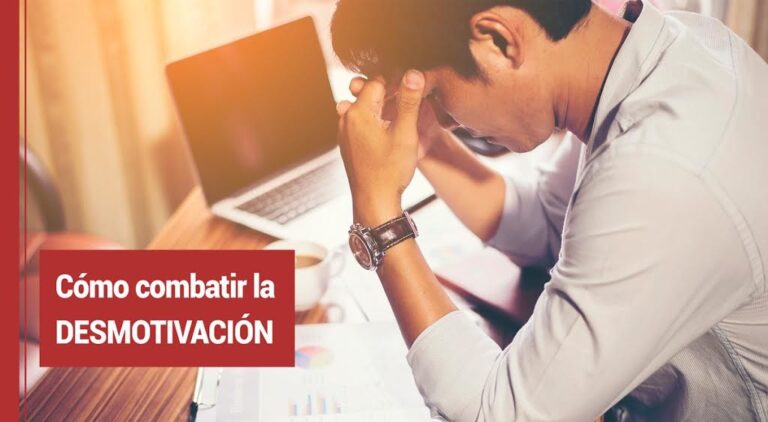 Cómo combatir la desmotivación