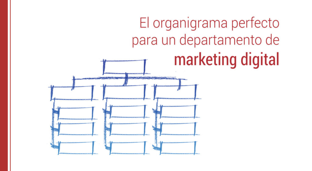el organigrama del departamento de marketing digital