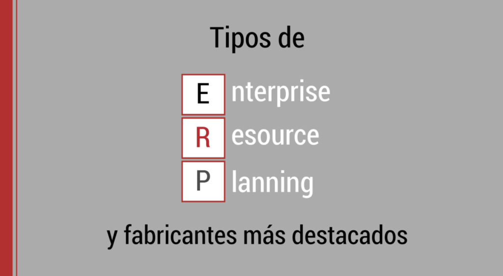 los tipos de erp