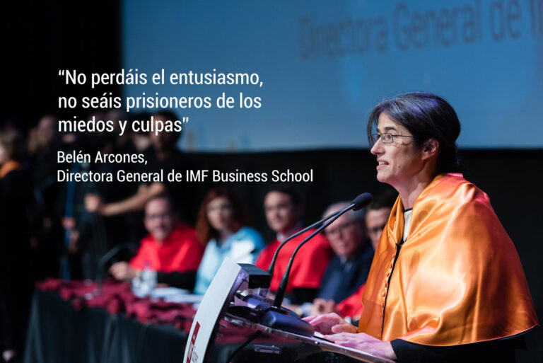 Belén Arcones, mejores frases discurso de Graduación IMF