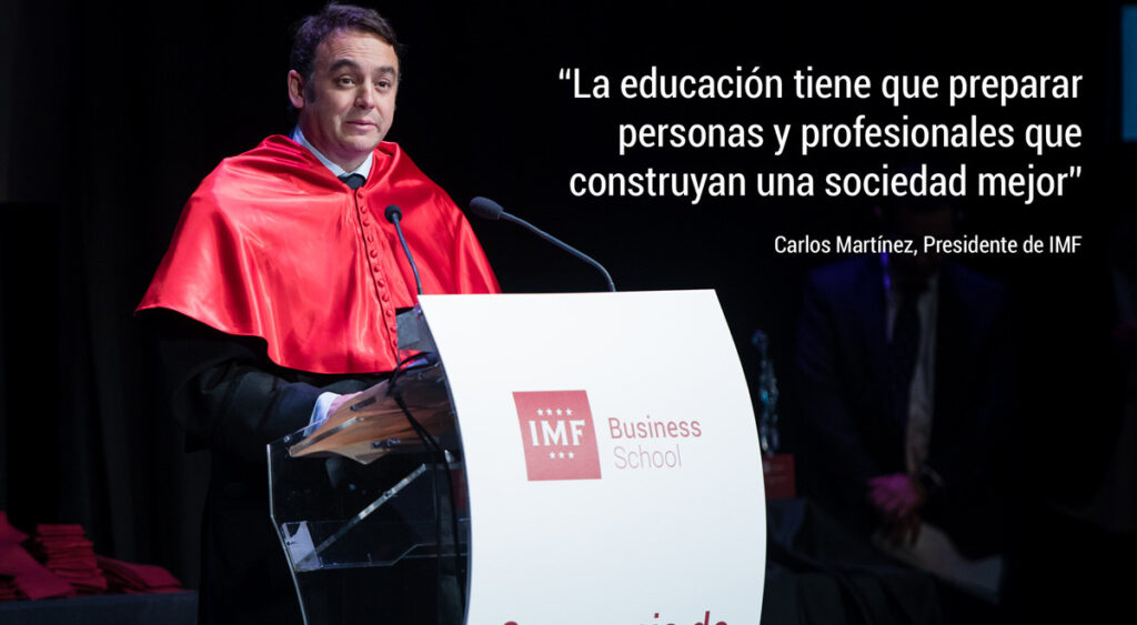 Mejores frases Carlos Martínez en la Graduación de IMF