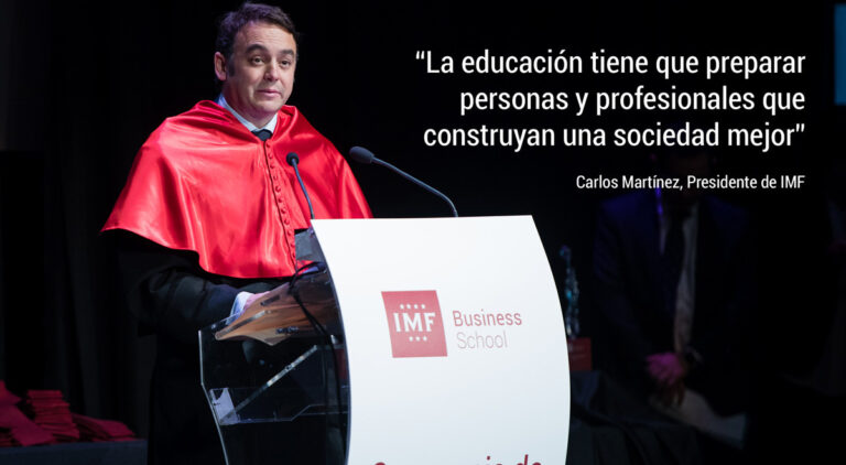 Mejores frases Carlos Martínez en la Graduación de IMF