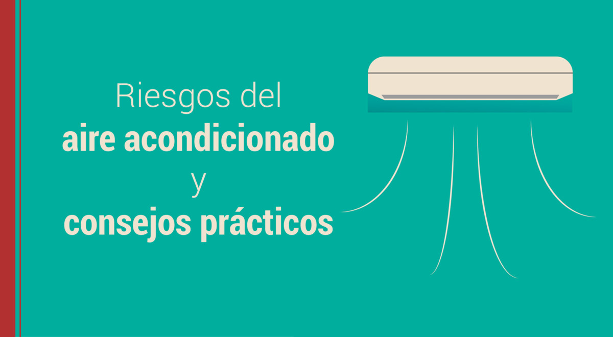 los riesgos de usar el aire acondicionado