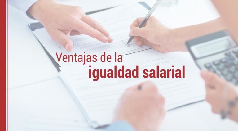 Ventajas de la igualdad salarial