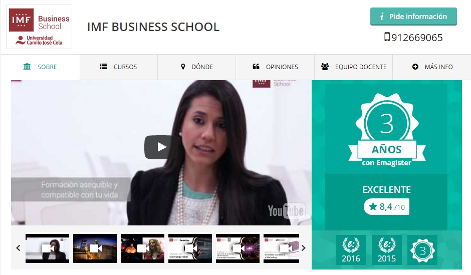 Opiniones de alumnos de IMF en emagister