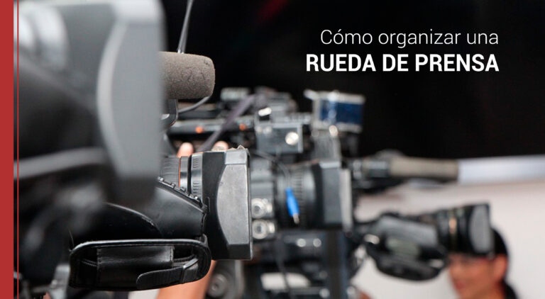 pasos para organizar una rueda de prensa