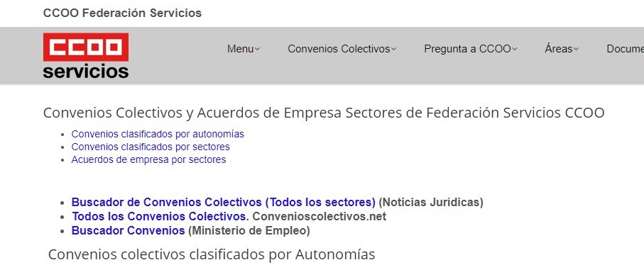 Cuál es mi convenio colectivo