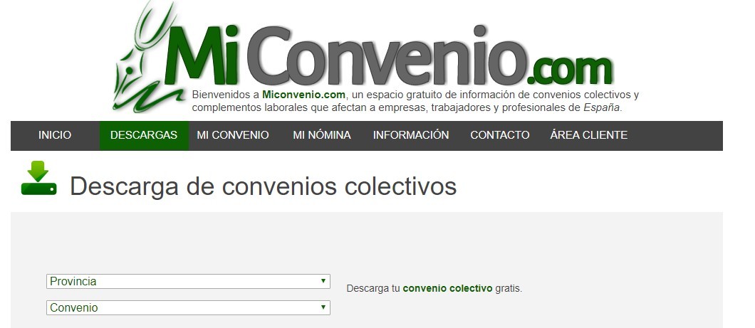 Cuál es mi convenio colectivo