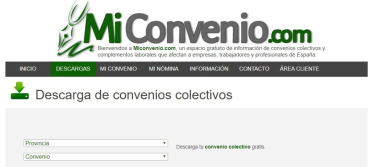 Cuál es mi convenio colectivo