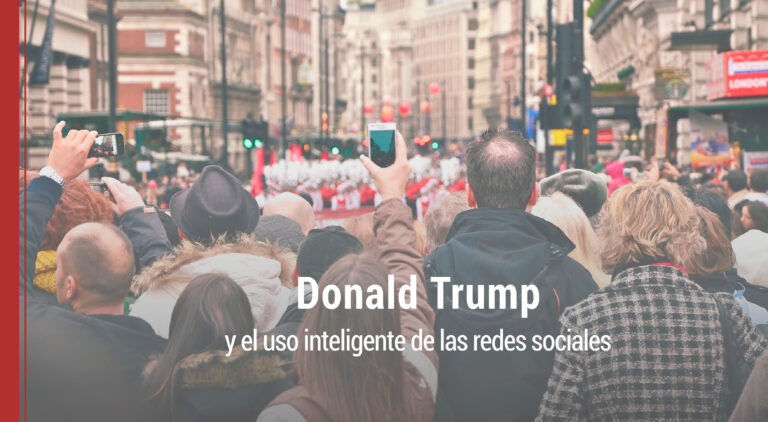 las redes sociales y donald trump
