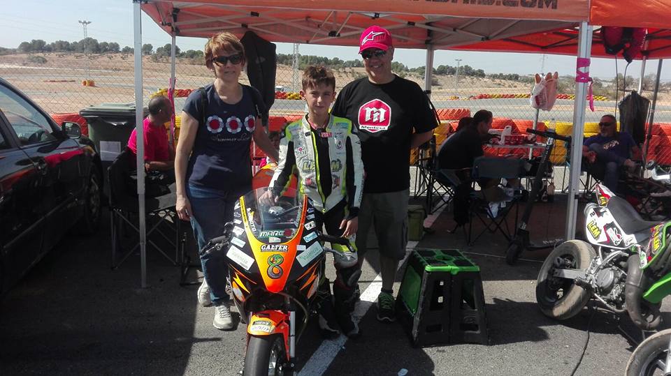 Marco García Garrido, piloto de MINI GP 110 y patrocinado por IMF Business School