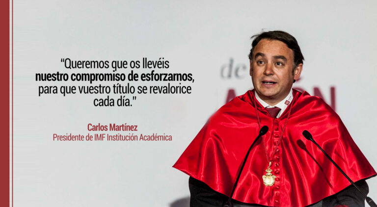 las mejores frases de carlos martinez en la graduacion imf 2018