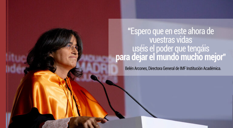 frases belen arcones graduacion imf 2018