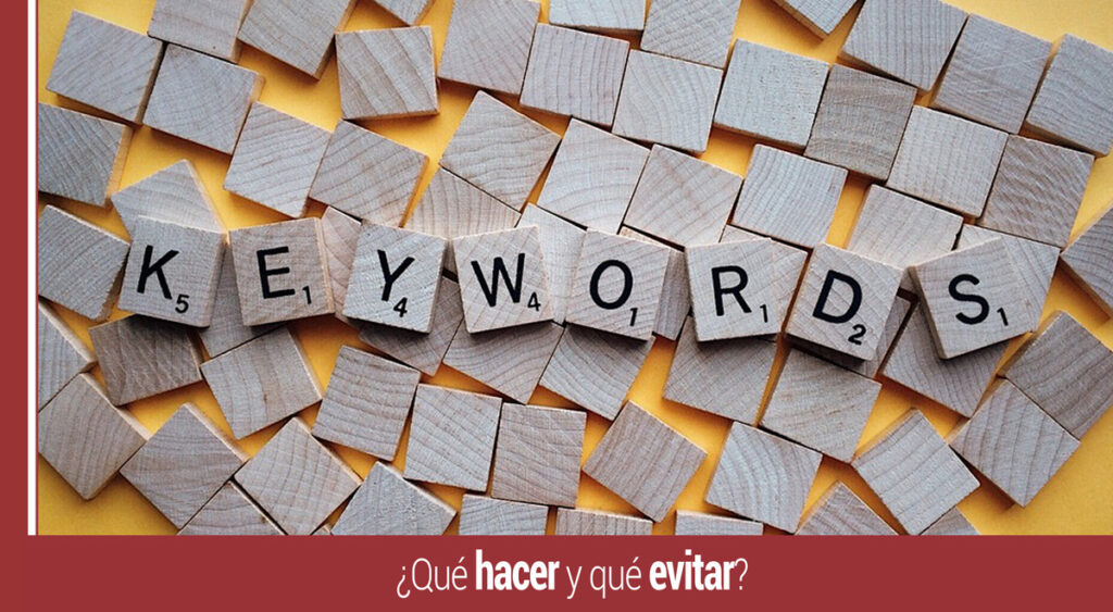 que hacer y evitar para elegir keywords