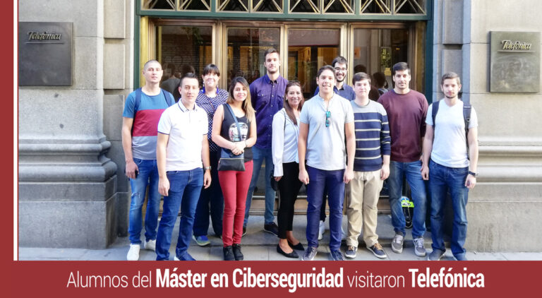 visita de nuestros alumnos de ciberseguridad a telefonica