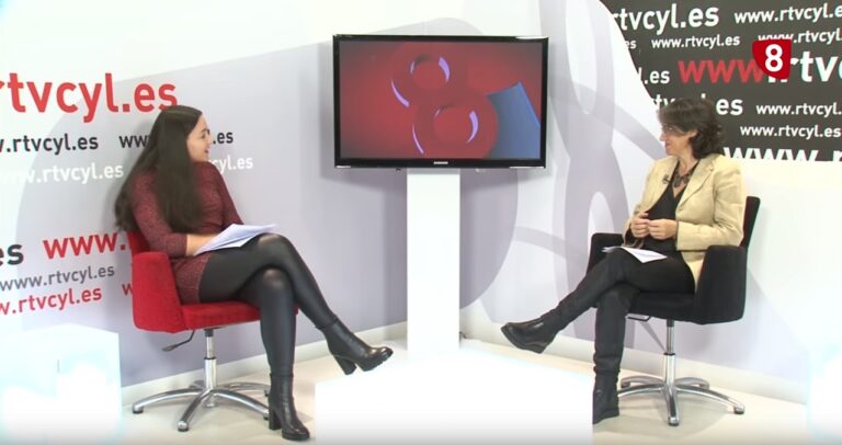Entrevista Belén Arcones en televisión de Castilla y León.